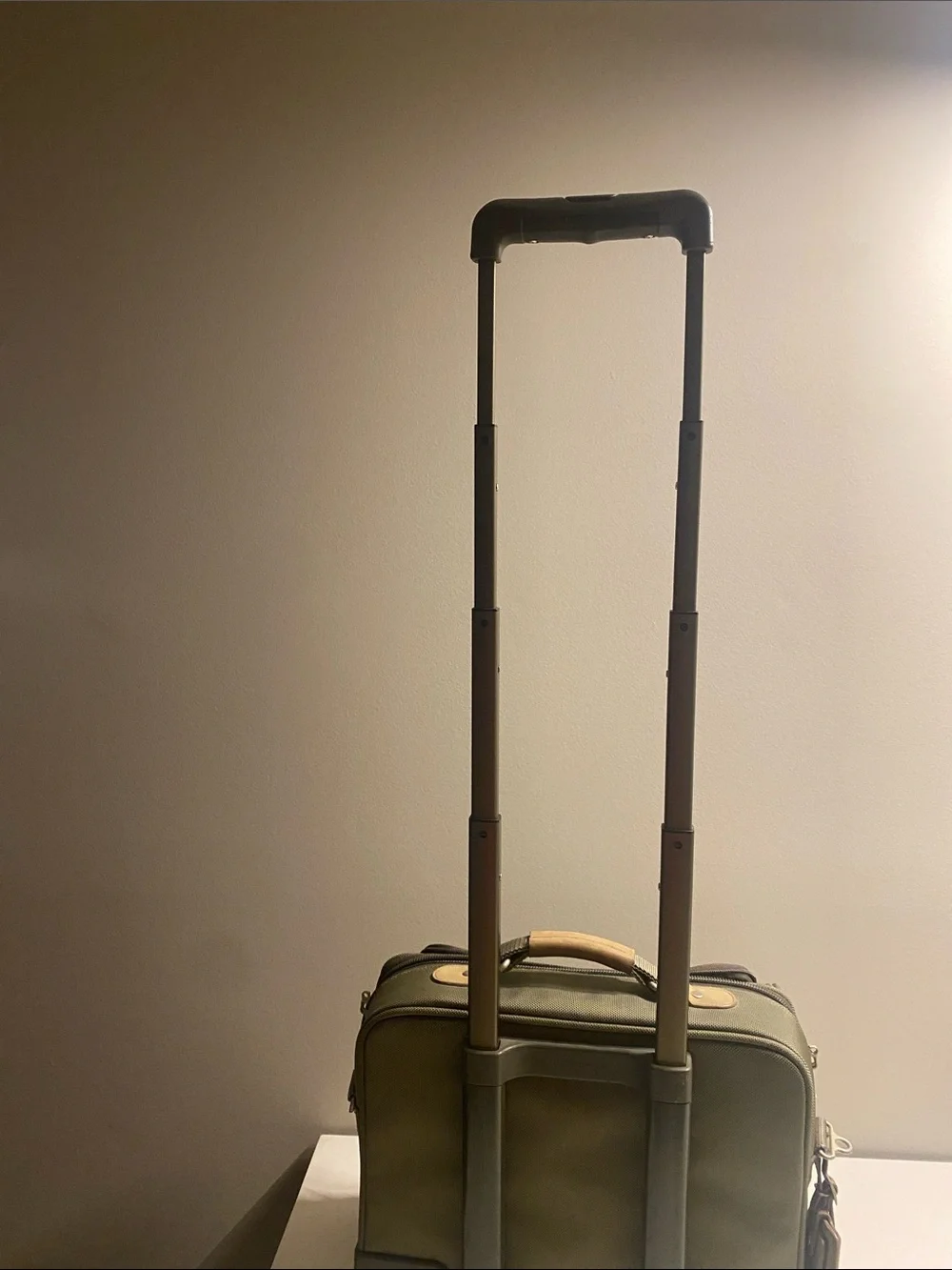 Briggs & Riley 2-Wheel Cabin Bag Carry On Luggage Olive Green